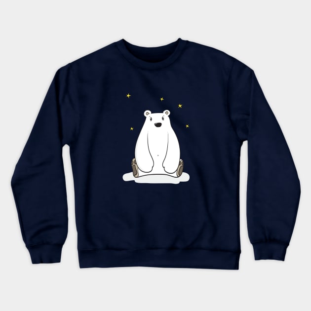 Polar bear Crewneck Sweatshirt by Namarqueza